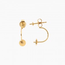 C형 진주귀걸이 빈틀 세트