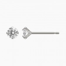 실버 프레스큐빅 침귀걸이