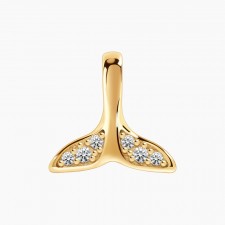 모이사나이트 돌고래꼬리 펜던트