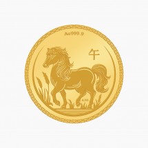 십이간지 순금코인 - 말
