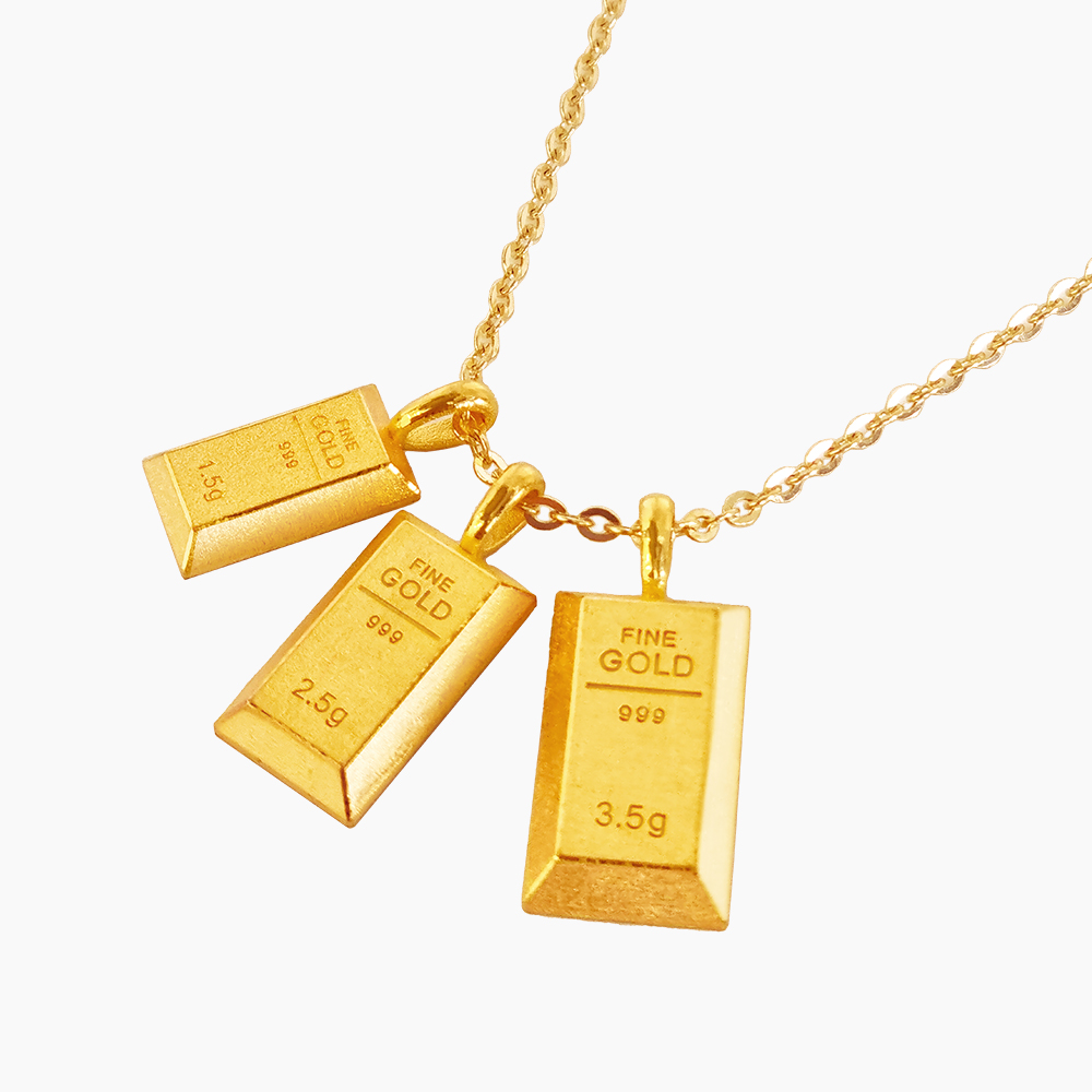 순금 골드바 펜던트