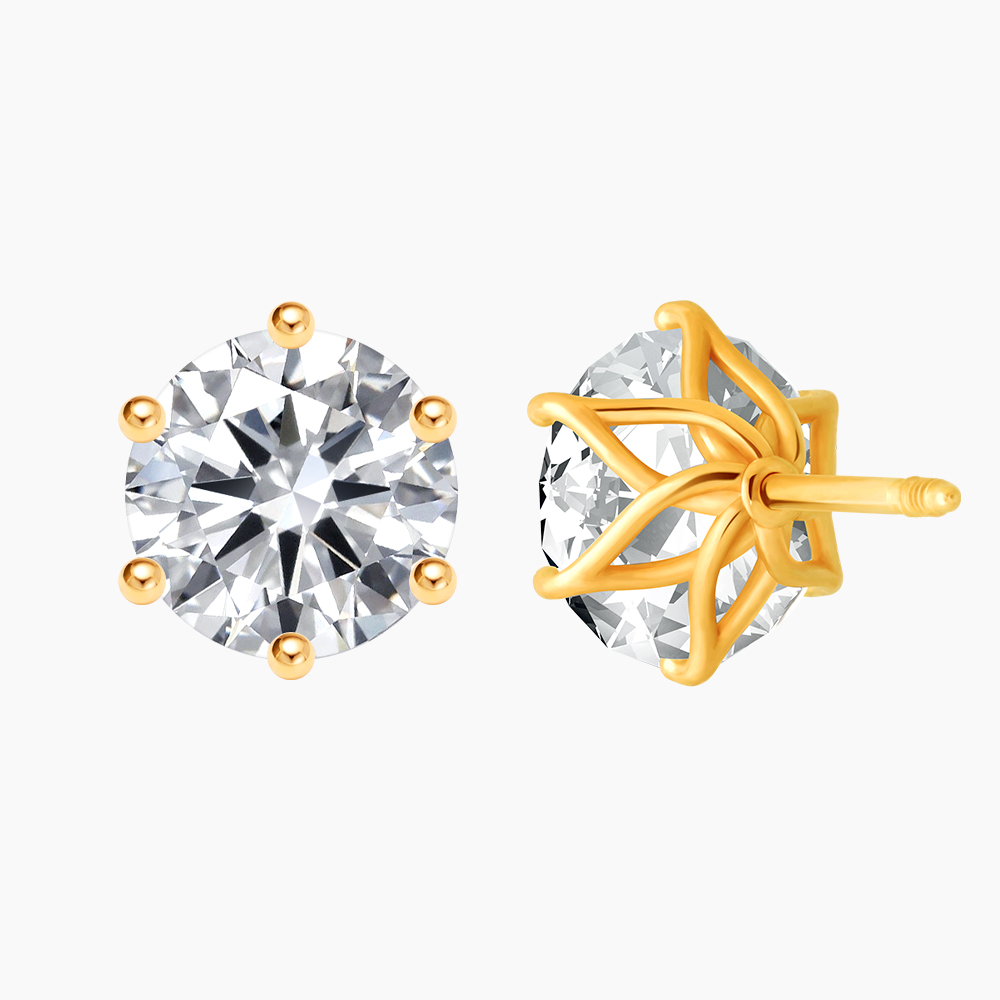 순금 꽃주물6발 피어싱