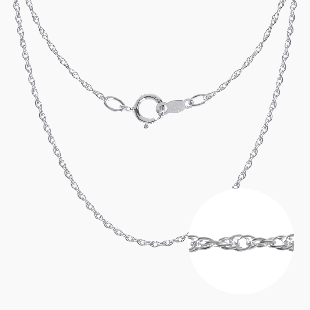 실버 로프체인 목걸이 (입고예정)