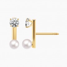 진주큐빅 스틱 피어싱