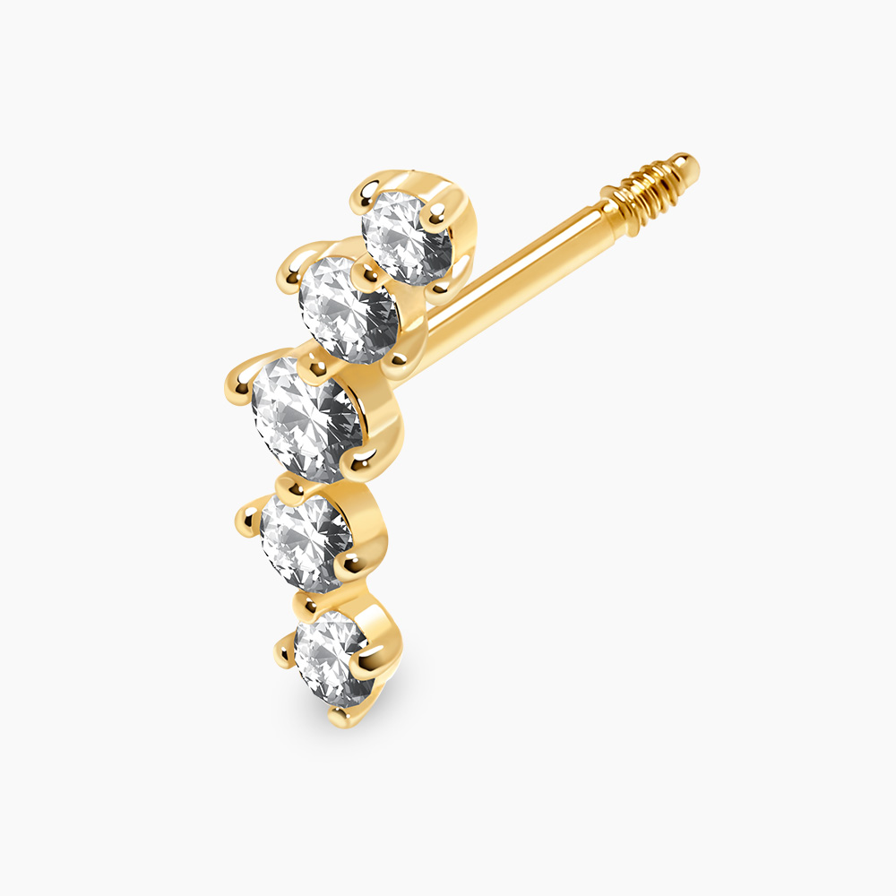 멀티 Q 초승달 피어싱