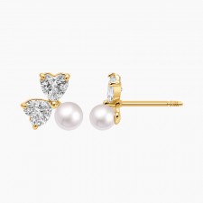 하트꽃 진주 피어싱