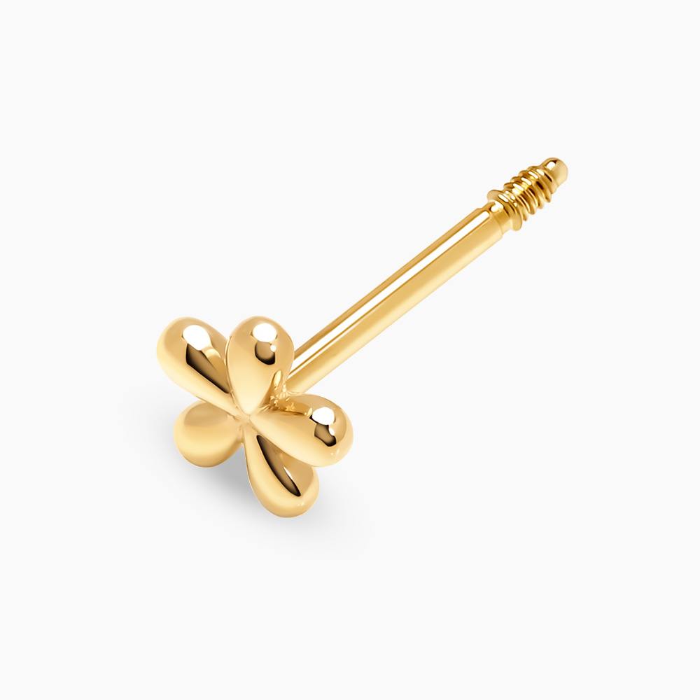 미니 볼륨 꽃 피어싱