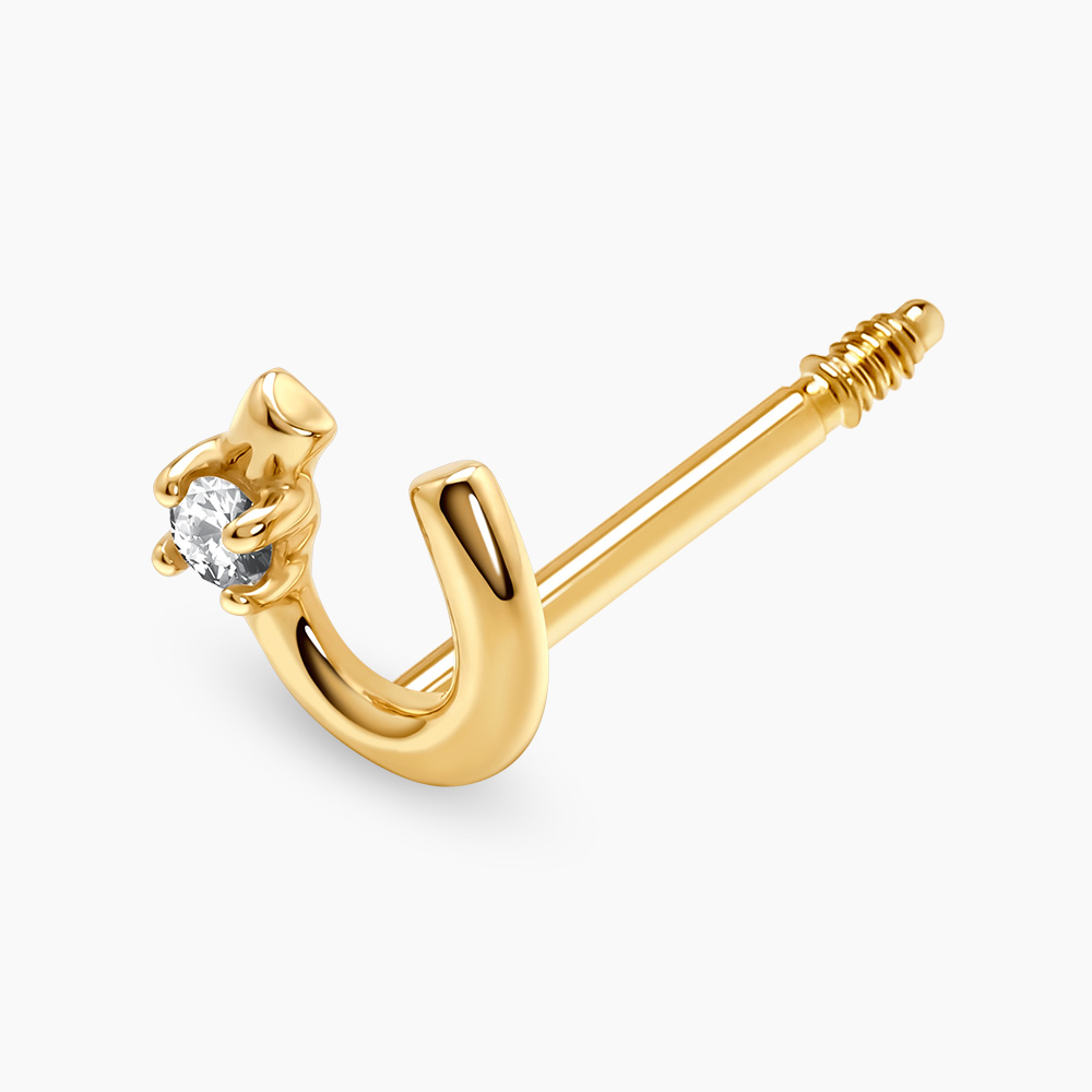 말발굽 큐빅 피어싱